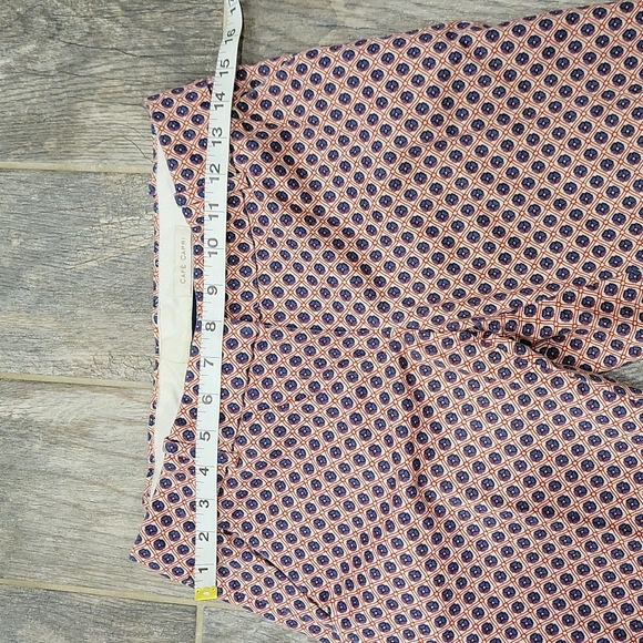 J.CREW Cafe Capri Pants Flower Print Size 00 - Picture 4 of 6
